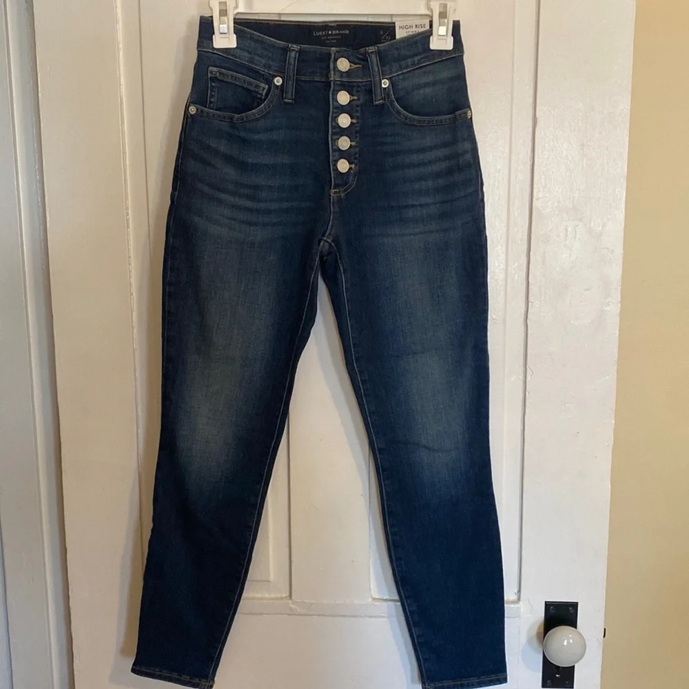 Lucky Brand Bridgette high rise skinny jeans - Picture 1 of 7